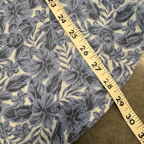 Vintage Y2K Carribean Joe 100% Linen Floral Tropical Button Up Casual Shirt XXL - Picture 4 of 5